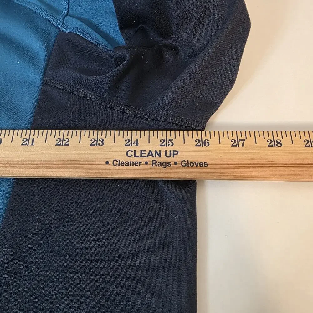 The North Face Jacket Mens 2XL Blue Black Full Zip Soft Shell Zip Pockets